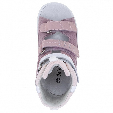 Сандалии с высоким берцем Orthoboom 71057-03, цвет жемчужно -розовый фото 4