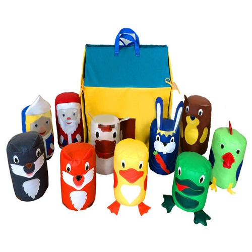 Мягкий театр (1 шт. дом, 10 шт. песонажей) фото 1