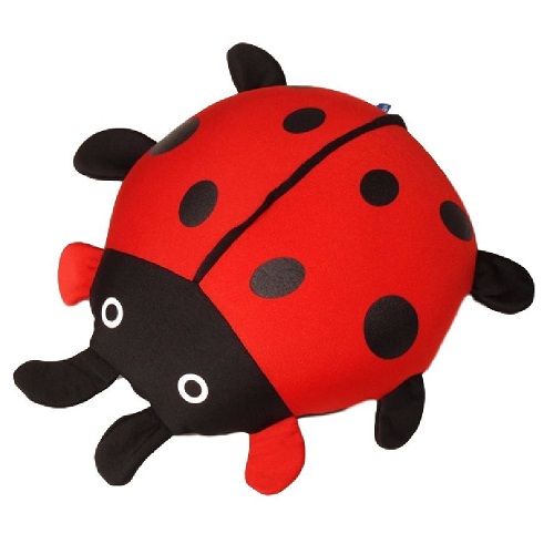 Подушка под голову (в форме божьей коровки 27х27) F 8036  фото 1