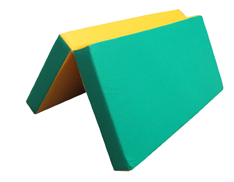 Мат складной, цветной 200*100*10, 2 секции фото 1