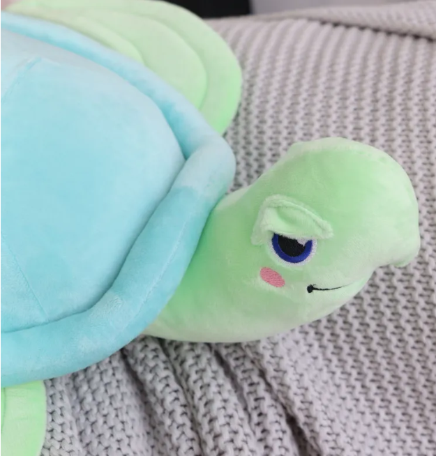 Подушка-игрушка Асветида Thalahsia "Черепаха", анатомическая, с эффектом памяти, 35x25 см фото 3