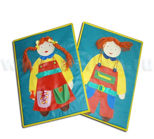 Коврик дидактический "Машины застежки" 80*50 фото 1