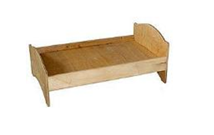 Кровать кукольная 52*36*35 см фото 1