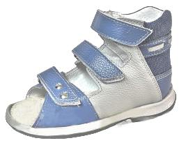 Сандалии с открытым носом Б2-198-037-232-1 цвет серый фото 1