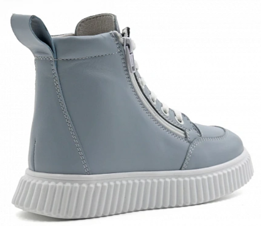 Ботинки ортопедические подростковые с высоким берцем Ортомода 43070-Х-017 ДЦП кожаные фото 3