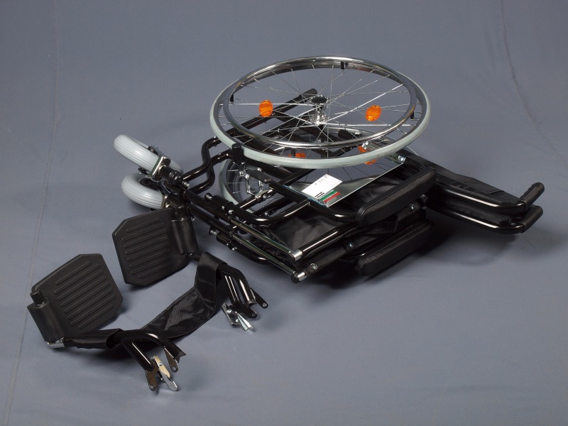 Коляска инвалидная Ergofors с ручным приводом Е 0812 (Эргофорс) фото 6