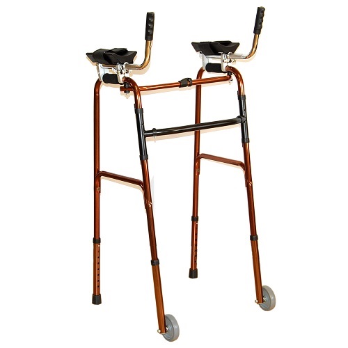 Ходунки подлокотные на 2-х колесах. LK7022 U (FS 914 H подлокотные) фото 1