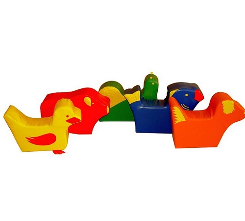 Кресло "животное" (собачка, лошадка, зебра) фото 1