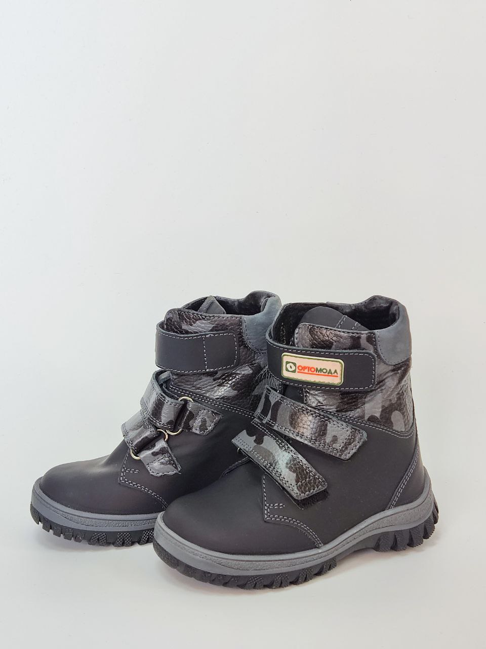 Ботинки осенние цв. серый 2232-НА-104 фото 4